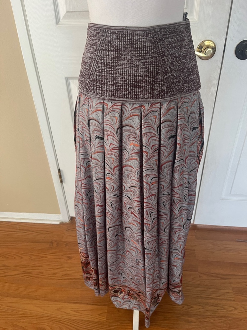 New Ulla Johnson Lena Skirt maxi pockets pleats